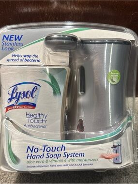 Lysol No-Touch Hand Soap System Dispenser Aloe Vera & Vitamin E 8.5oz - 2012